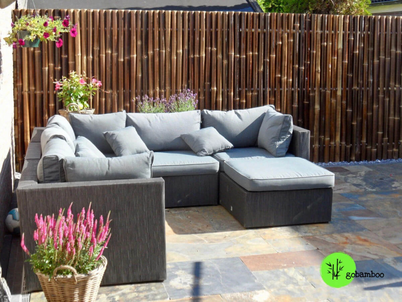 inspirace bambusový plot